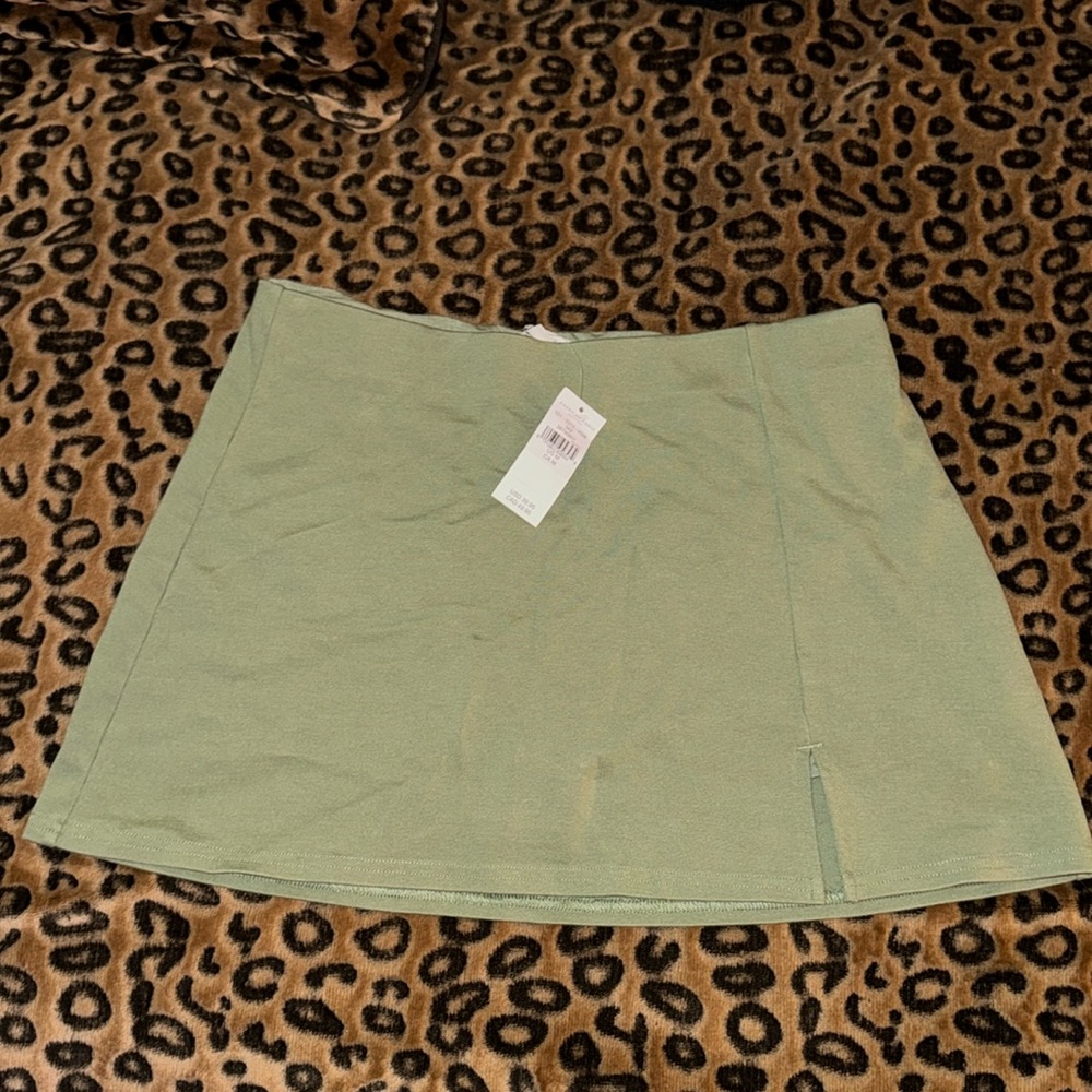 American Eagle green knit skort